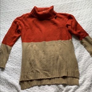 Marine Layer Colorblock Turtleneck Sweater